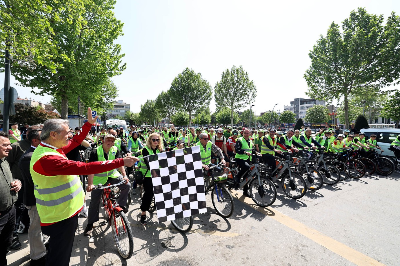 Trafik Haftası’nda pedallar farkındalık için çevrildi