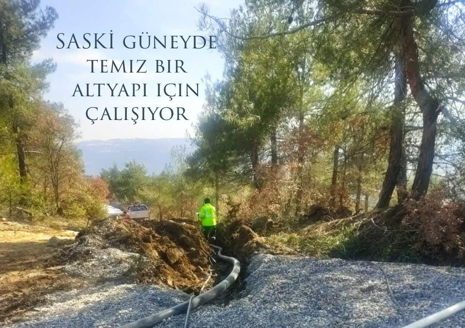 SASKİ güneyde temiz bir altyapı için çalışıyor