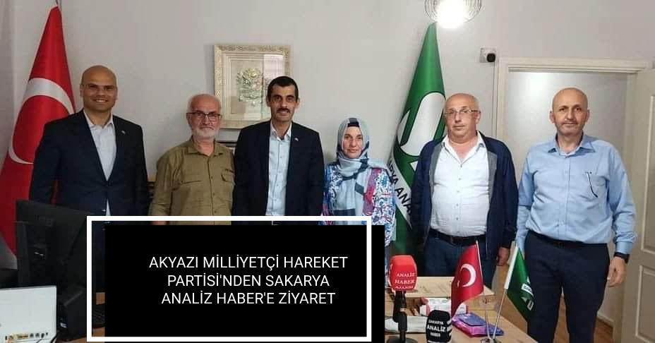 AKYAZI MİLLİYETÇİ HAREKET PARTİSİNDEN SAKARYA ANALİZ HABER'E ZİYARET 