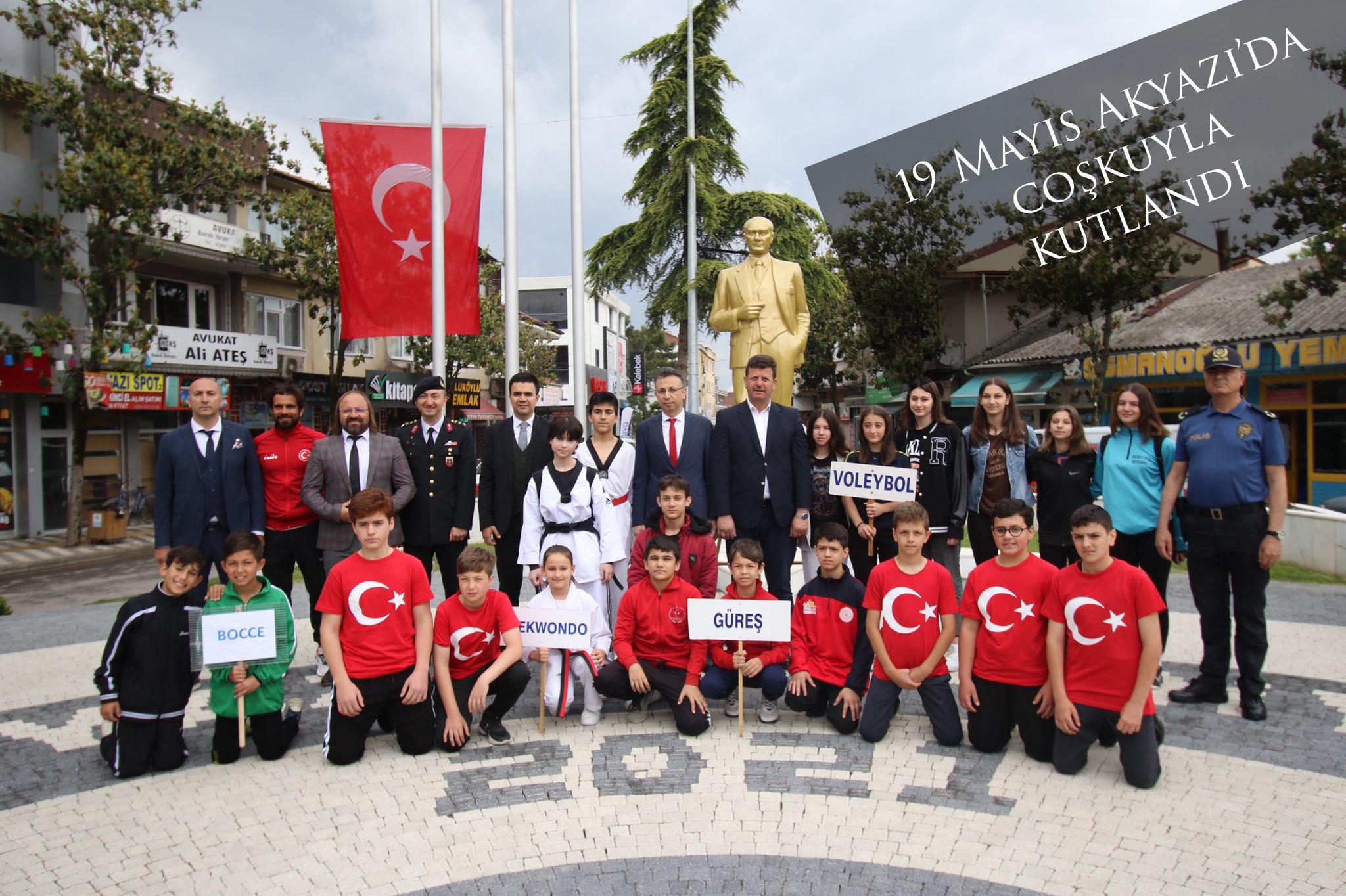 19 Mayıs Akyazı’da coşkuyla kutlandı 