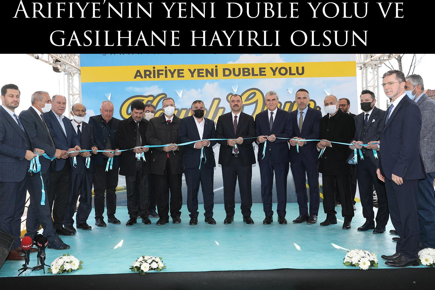 Arifiye’nin yeni duble yolu ve gasilhane hayırlı olsun