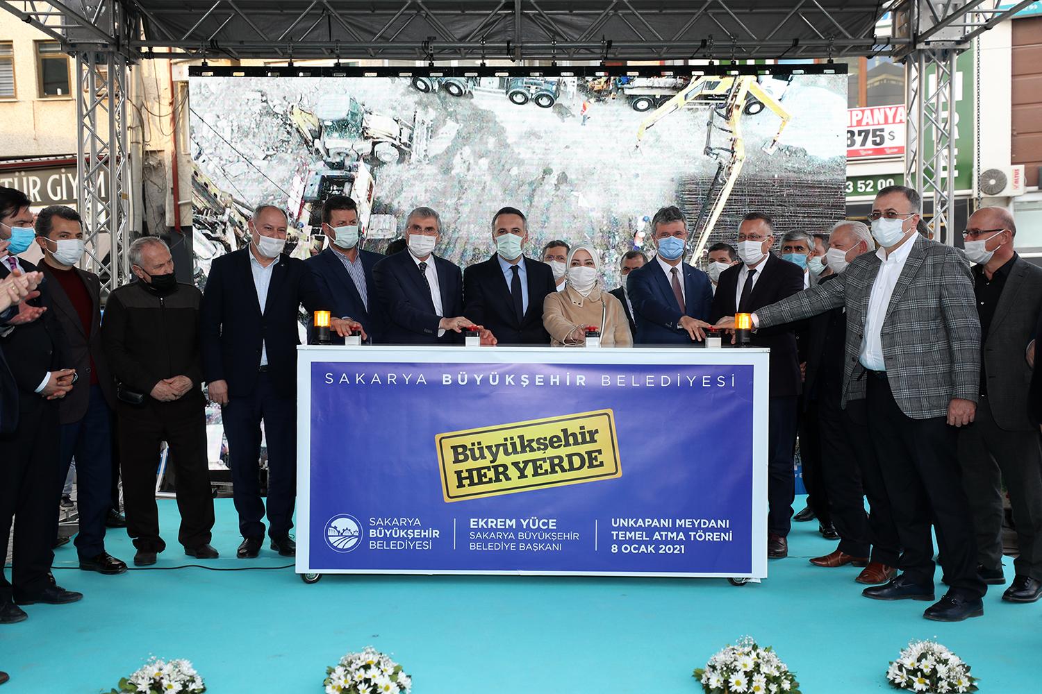 Unkapanı Meydanı Projesinin Temeli Atıldı