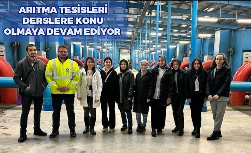 Büyükşehir’in Arıtma Tesisleri derslere konu olmaya devam ediyor