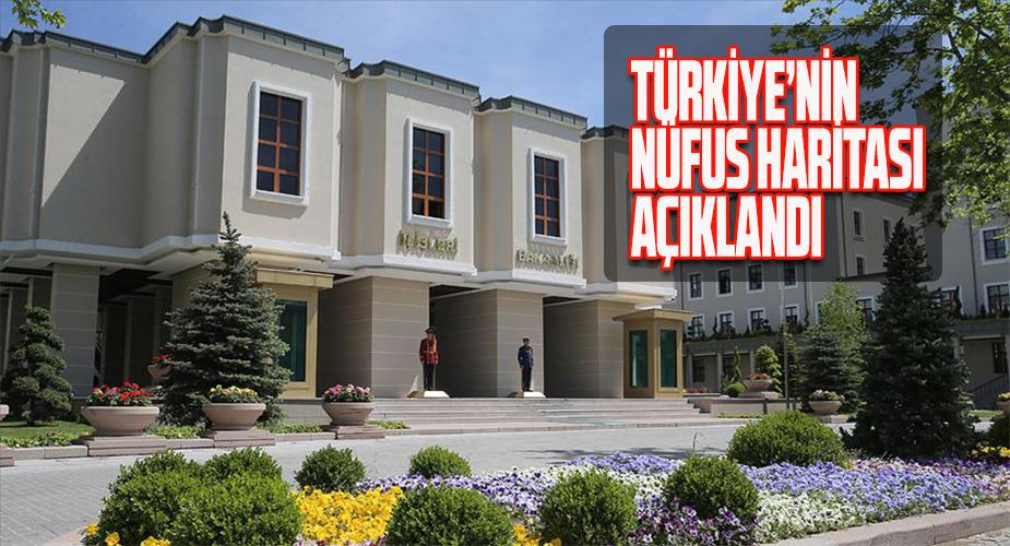İçişleri Bakanlığı Türkiye'nin Nüfus Haritasını Çıkardı