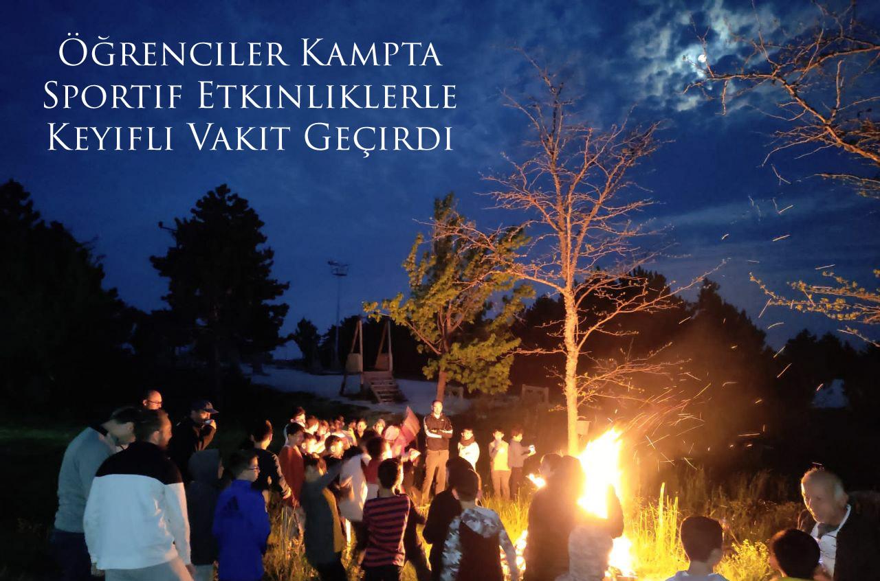 Öğrenciler Kampta Sportif Etkinliklerle Keyifli Vakit Geçirdi