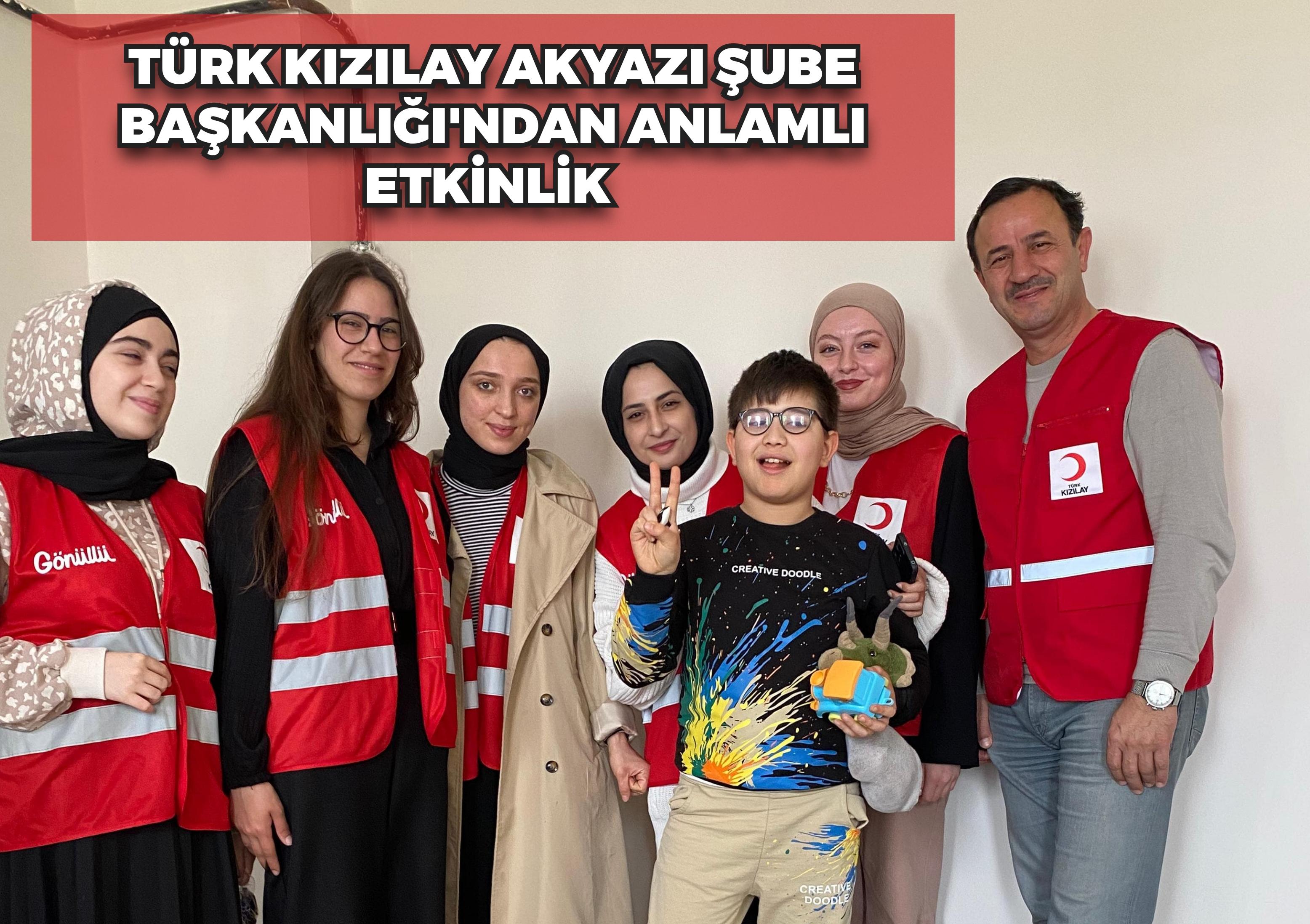 Türk Kızılay Akyazı Şube Başkanlığı, 2 Nisan Otizm Farkındalık Günü'nü kutlamak için özel bir etkinlik düzenledi. 