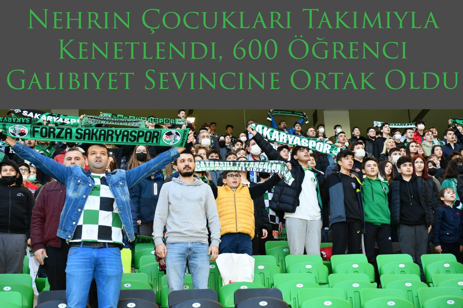 Nehrin Çocukları Takımıyla Kenetlendi, 600 Öğrencimiz Galibiyet Sevincine Ortak Oldu 
