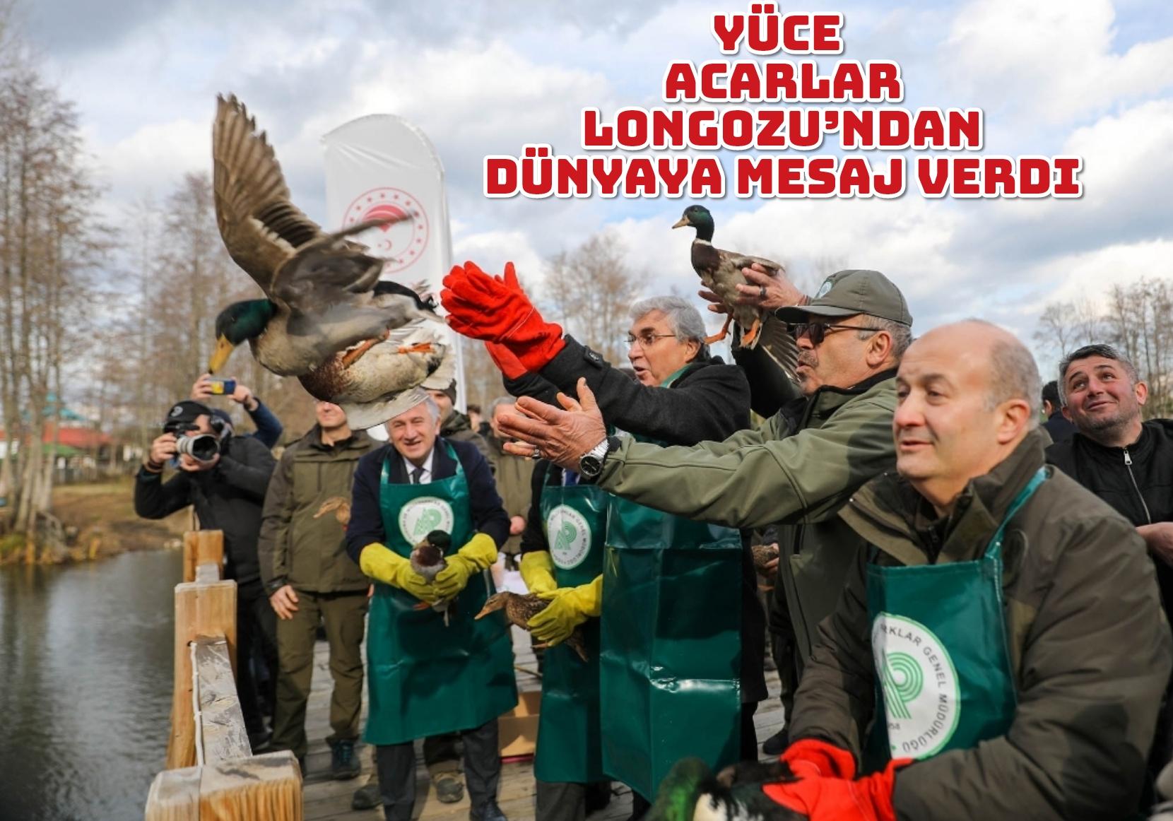 Yüce Acarlar Longozu’ndan dünyaya mesaj verdi