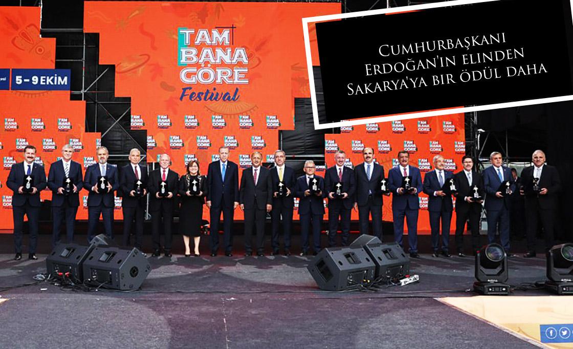 Cumhurbaşkanı Erdoğan'ın elinden Sakarya'ya bir ödül daha: “Sakarya’mız parlayan bir yıldız olacak”
