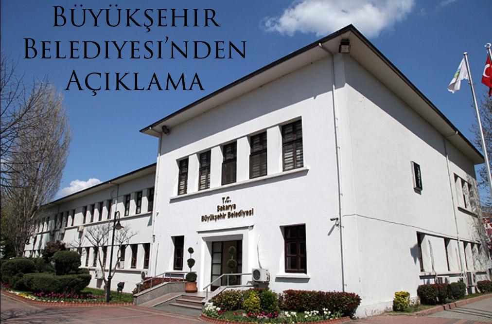 Büyükşehir Belediyesi’nden Açıklama