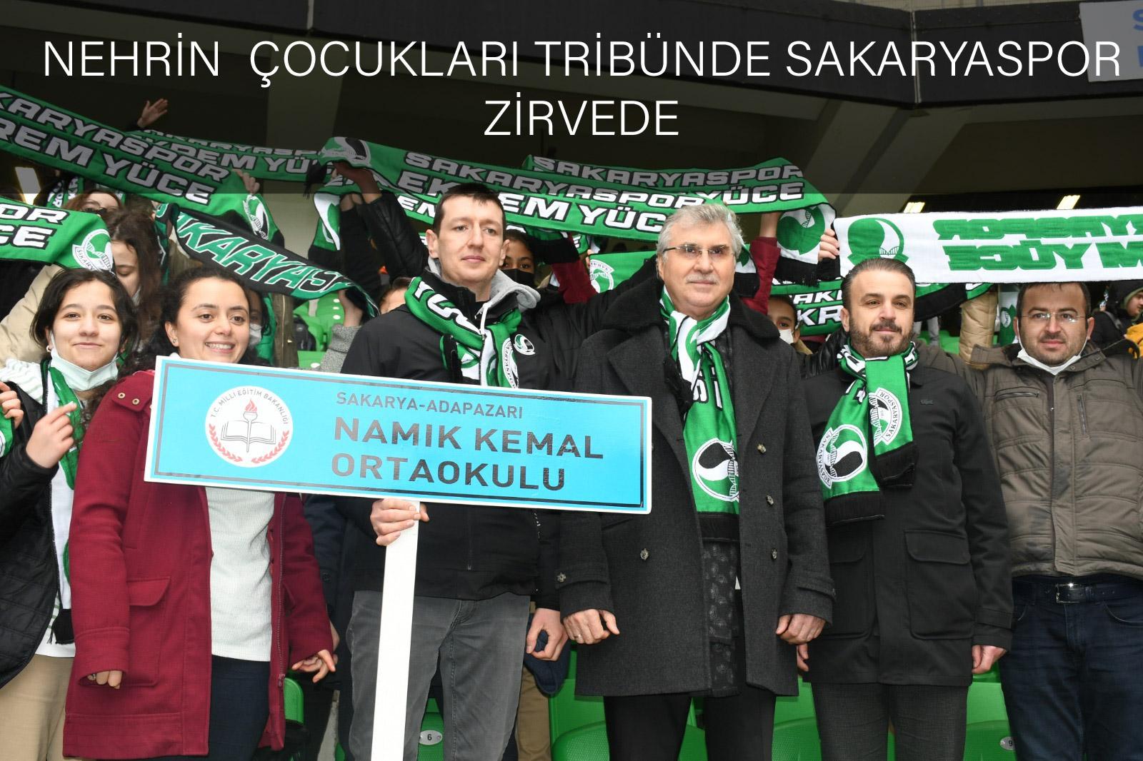 Nehrin Çocukları Tribünde, Sakaryaspor Zirvede