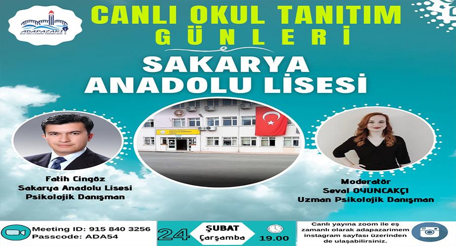 ADAPAZARI MEM “CANLI OKUL TANITIM GÜNLERİ” DEVAM EDİYOR