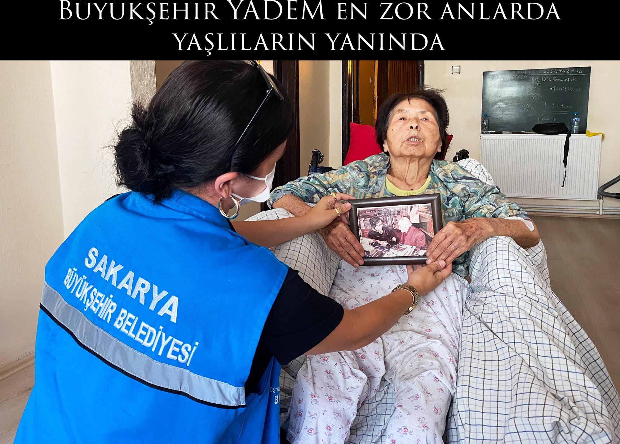Büyükşehir YADEM en zor anlarda yaşlıların yanında