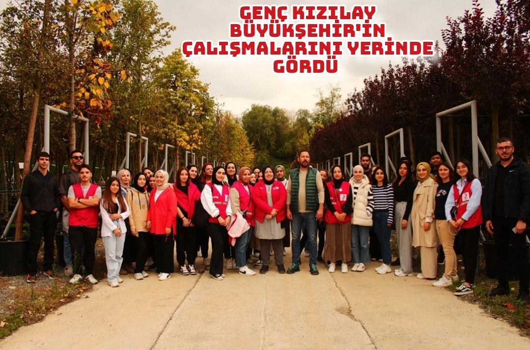 Genç Kızılay Büyükşehir’in çalışmalarını yerinde gördü