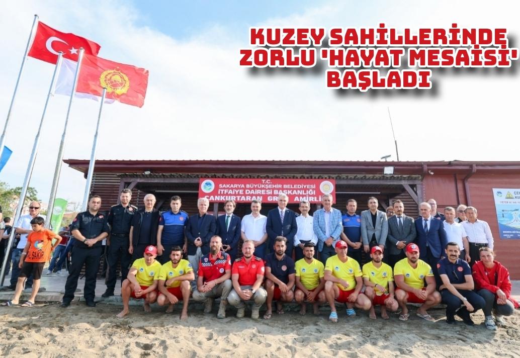 Kuzey sahillerinde zorlu 'hayat mesaisi' başladı: “Lütfen, olmadığımız yerde denize girmeyin