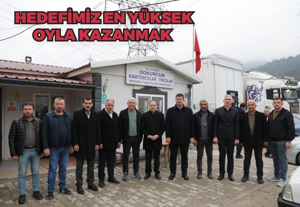Hedefimiz en yüksek oyla kazanmak