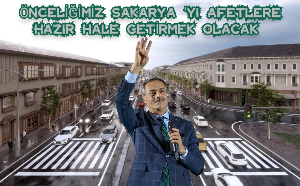 Dönüşüm, toplu konut, arsa üretimi, kentsel gelişim  “Önceliğimiz Sakarya’yı afetlere hazır hale getirmek olacak”