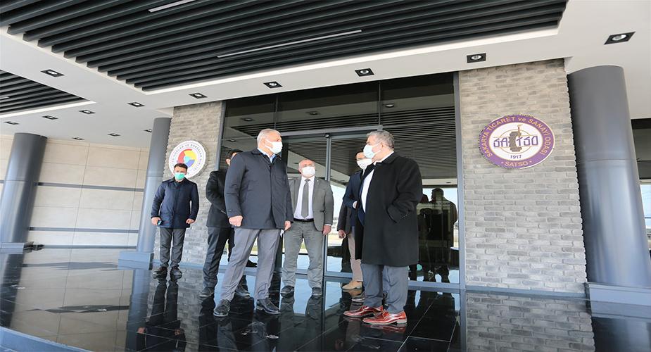 Sanayi ve Teknoloji Bakan Yardımcısı Dönmez SATSO Tek Durak Hizmet Binalarını İnceledi