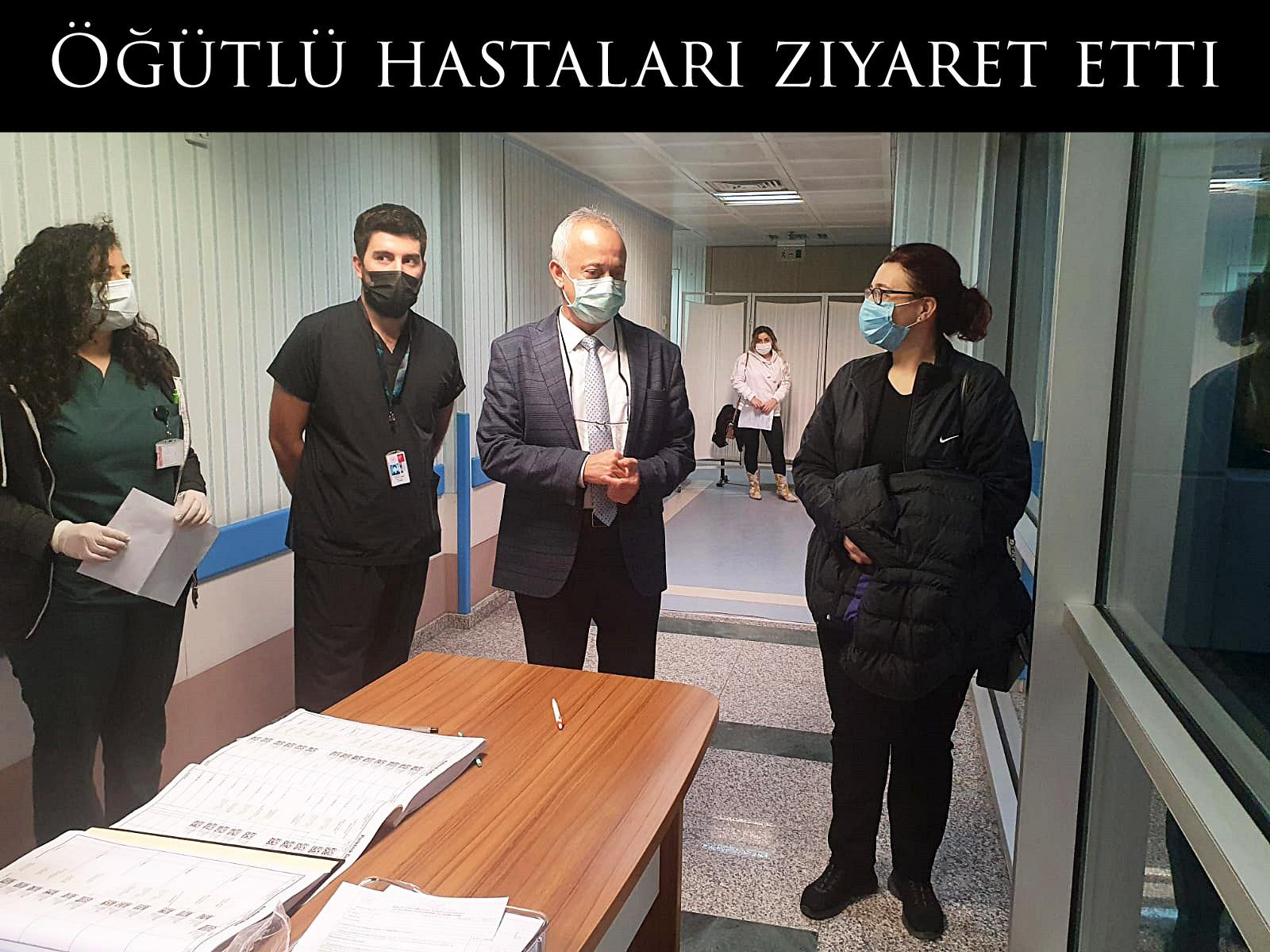 Öğütlü hastaları ziyaret etti