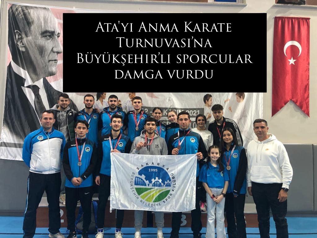 Ata'yı Anma Karate Turnuvası’na Büyükşehir’li sporcular damga vurdu