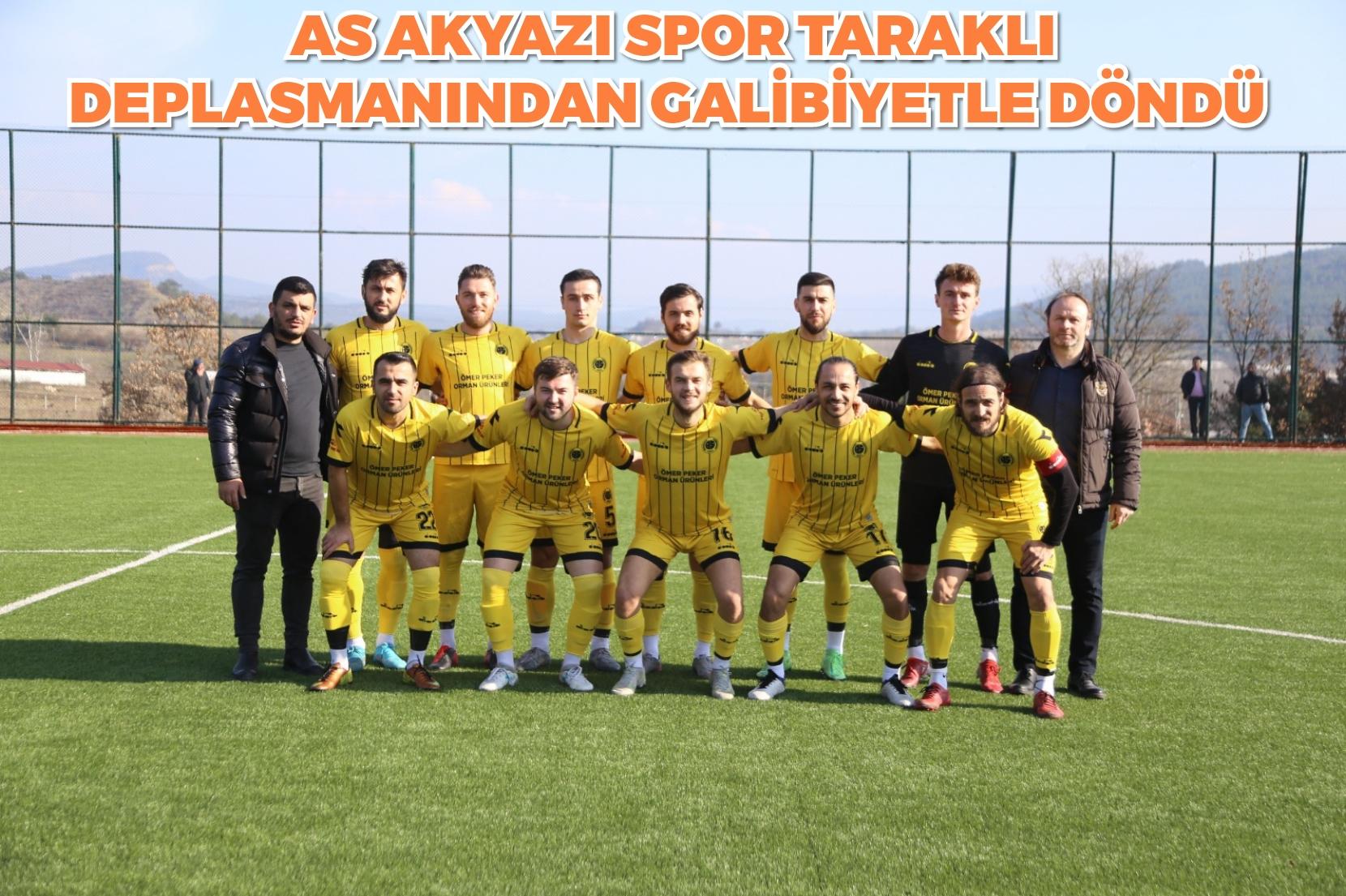 As Akyazıspor Taraklı Deplasmanından 3 Puanla Döndü 