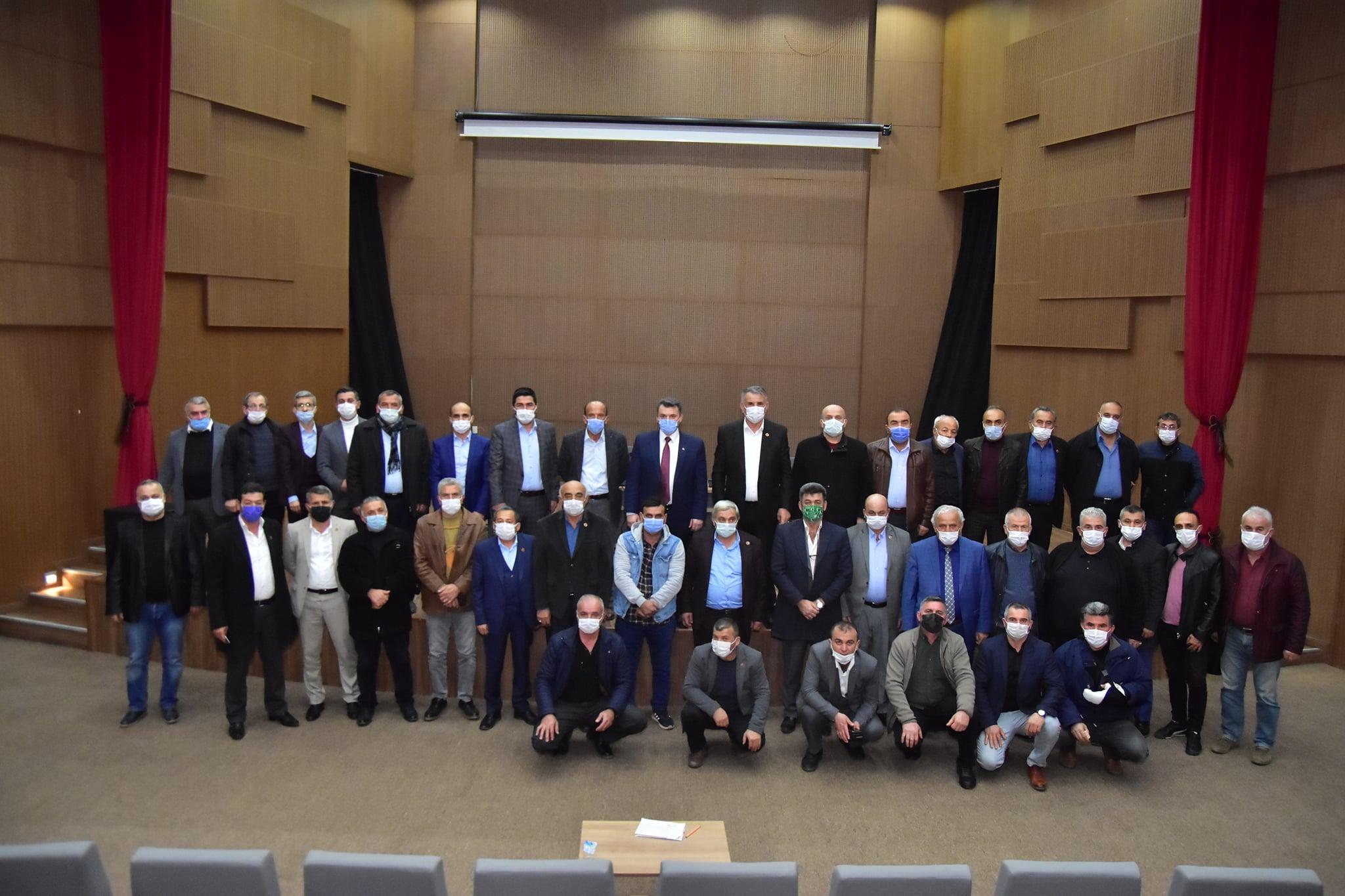 Başkan Sarı Muhtarlarla Bir Araya Geldi