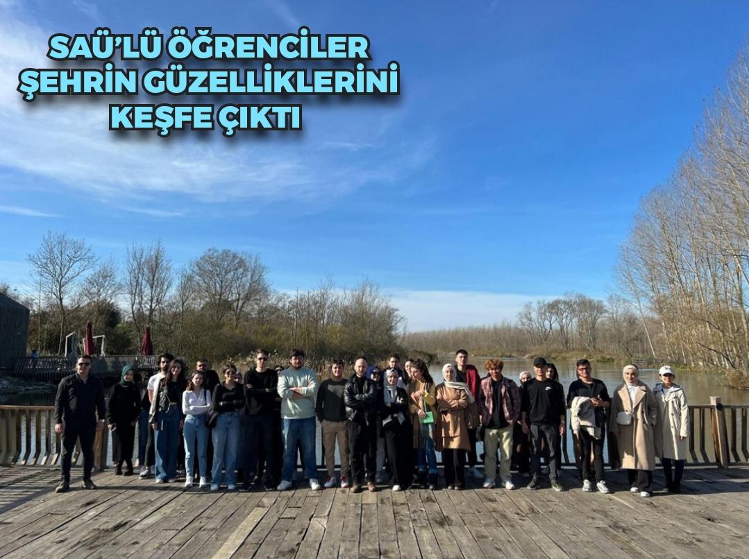 SAÜ’lü öğrenciler şehrin güzelliklerini keşfe çıktı
