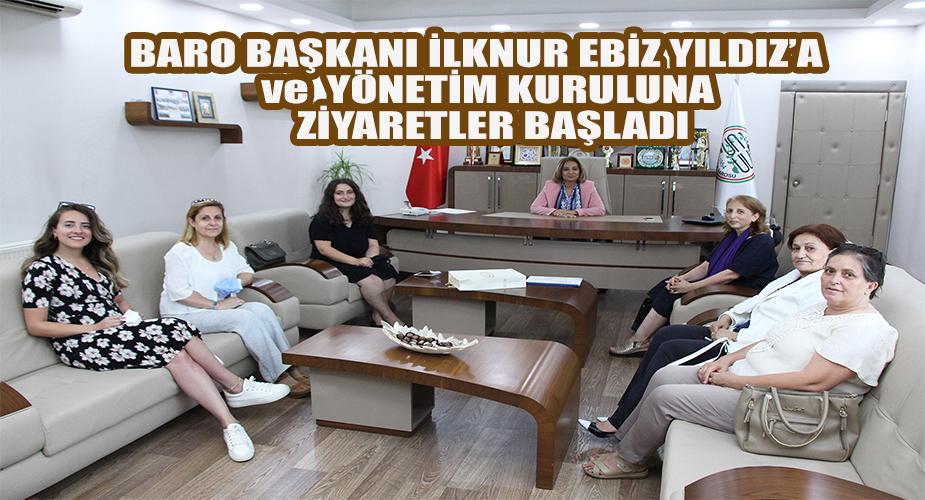 CHP Kadın Kolları ve İYİ Parti Serdivan’dan Baro Başkanı Yıldız’a ziyaret