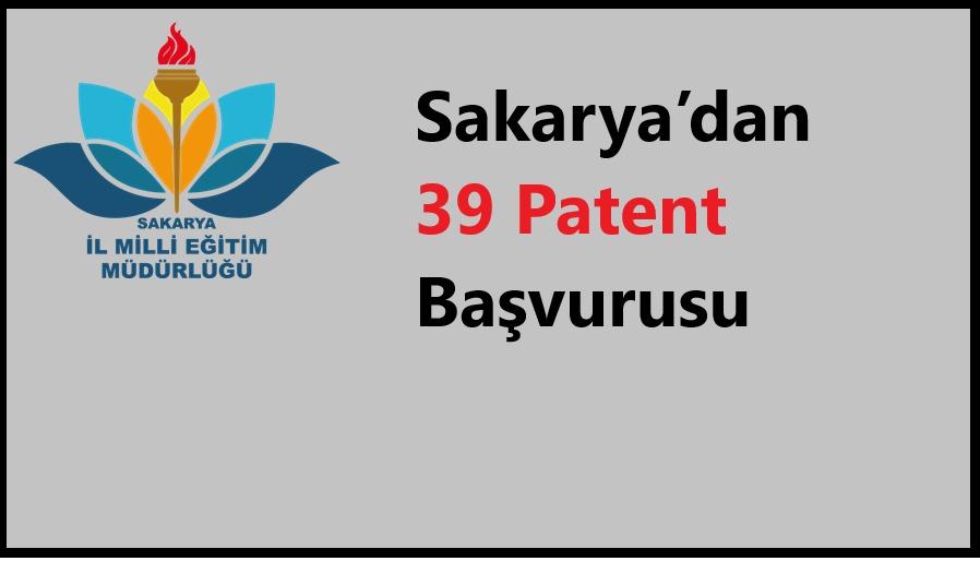 Sakarya’dan 39 Patent Başvurusu