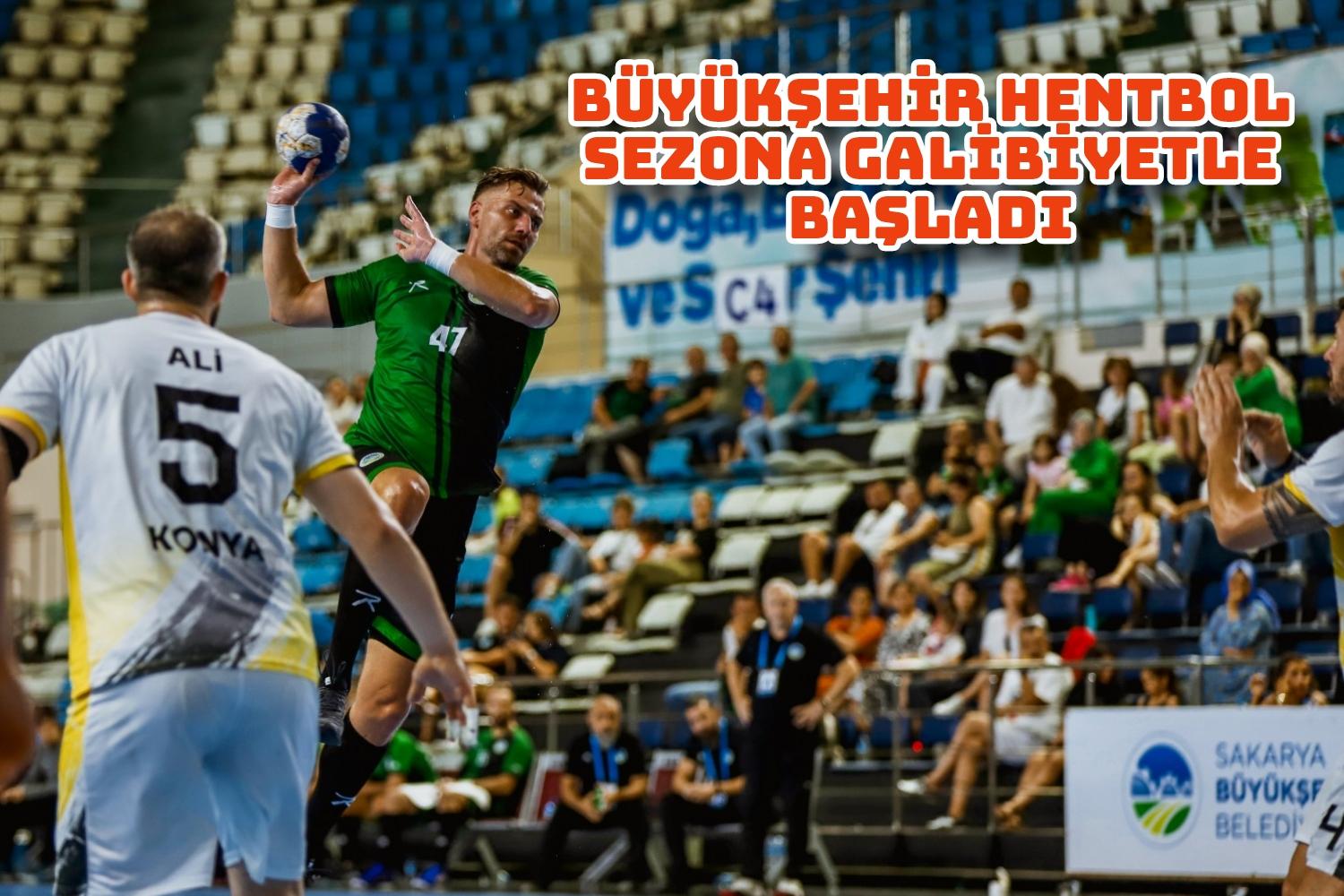 Büyükşehir hentbol sezona galibiyetle başladı