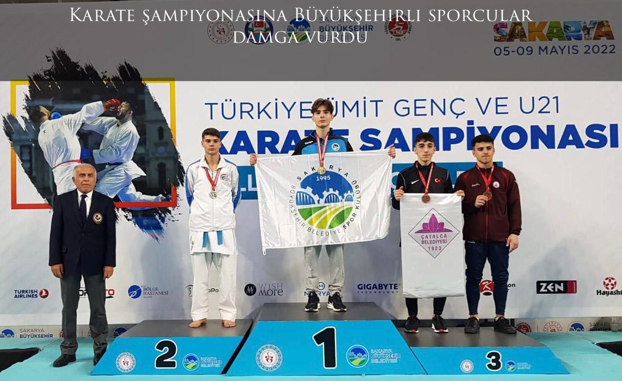 Karate şampiyonasına Büyükşehirli sporcular damga vurdu