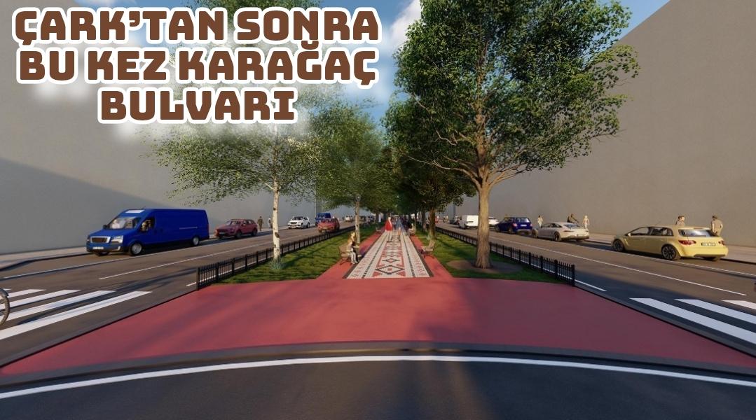 Çark’tan sonra bu kez Karağaç Bulvarı: Büyükşehir ilk görselleri paylaştı