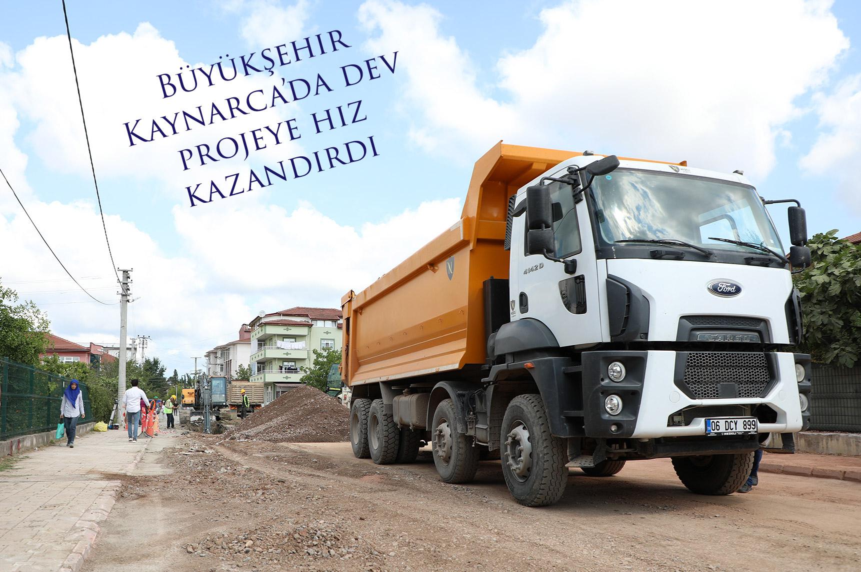 Büyükşehir Kaynarca’da dev projeye hız kazandırdı