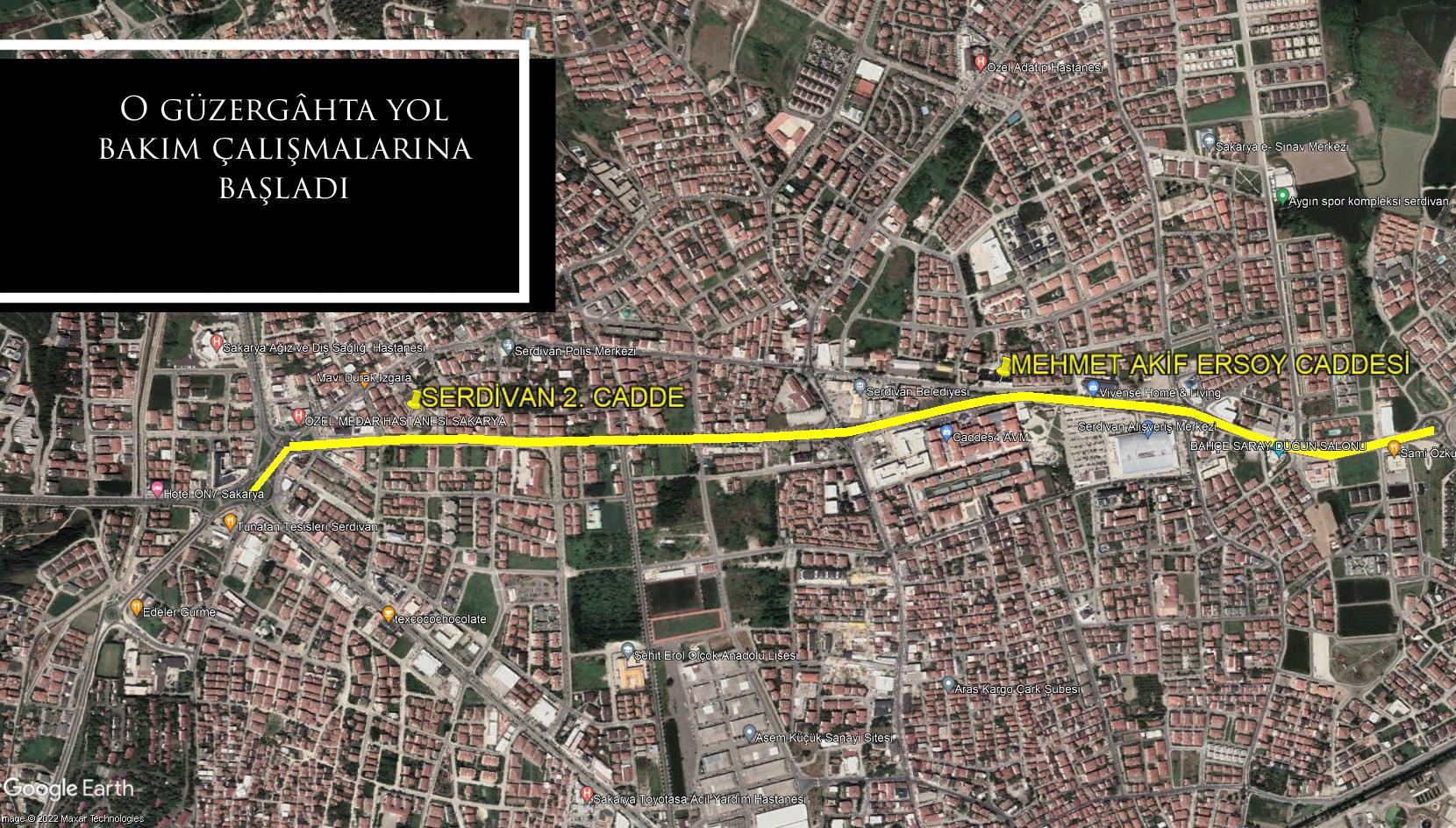 O güzergahta yol bakım çalışmalarına başladı