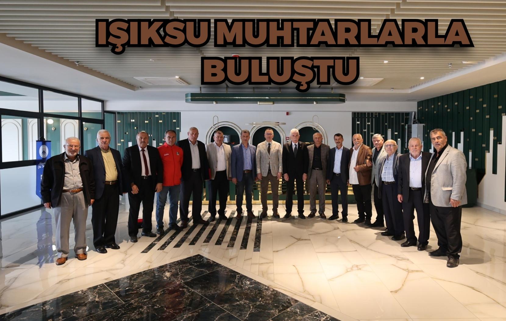 Işıksu Muhtarlarla Buluştu