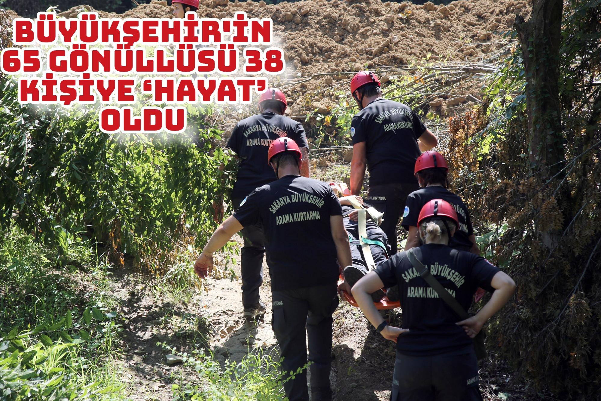 Büyükşehir’in 65 gönüllüsü 38 kişiye ‘hayat’ oldu