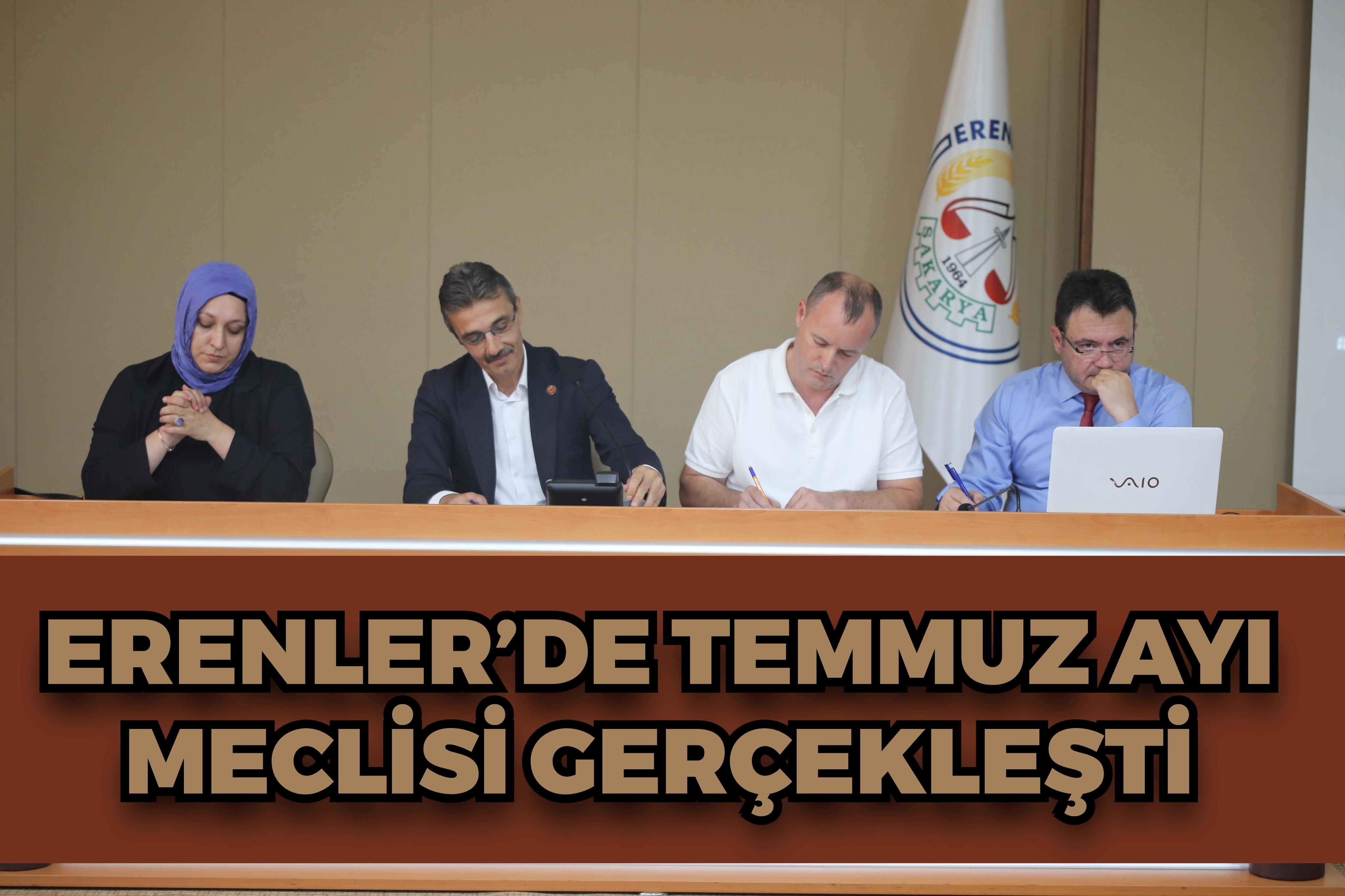 ERENLER’DE TEMMUZ AYI MECLİSİ GERÇEKLEŞTİ