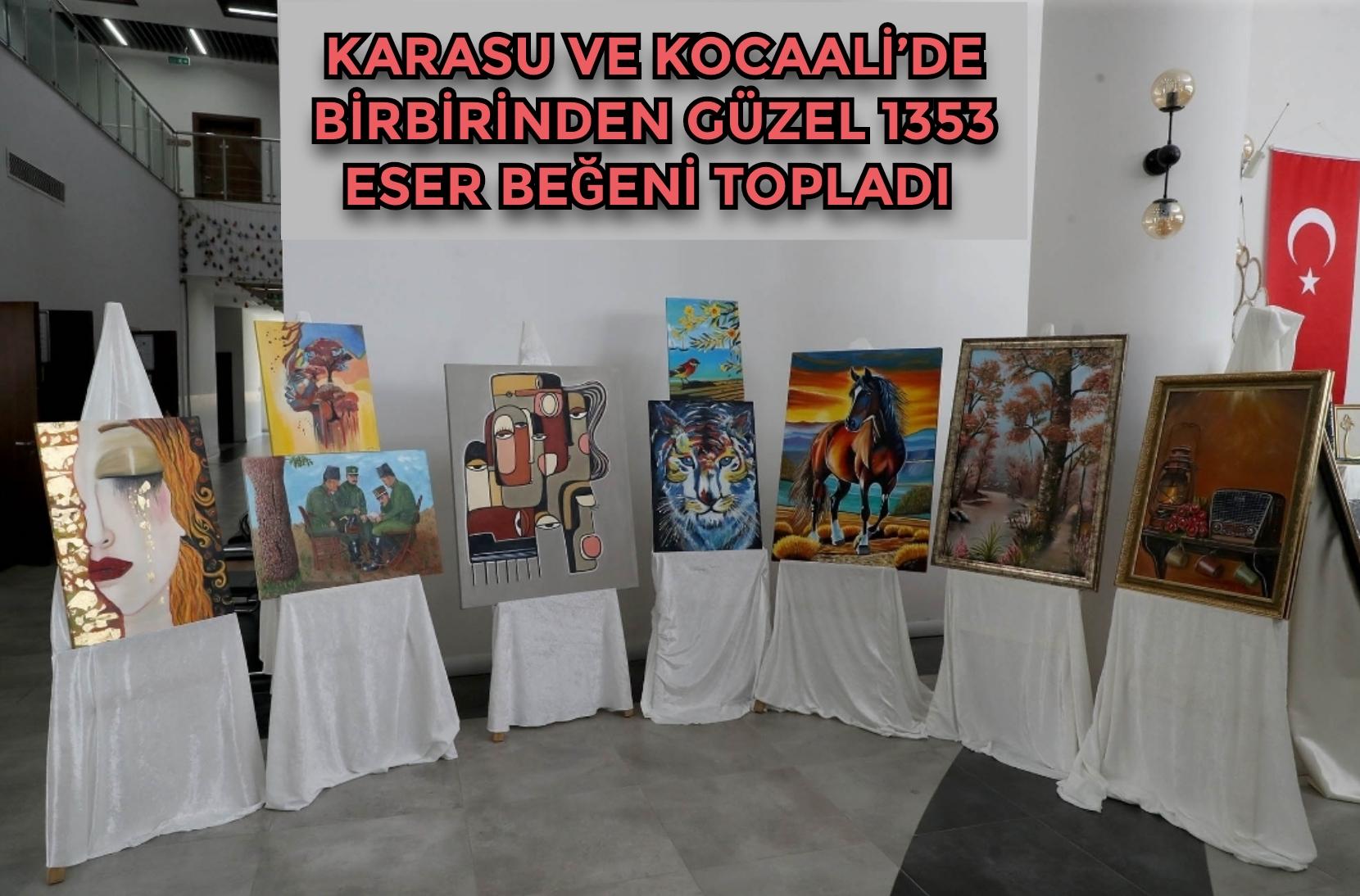 Büyükşehir SAMEK’te sanat rüzgarı esiyor Karasu ve Kocaali’de birbirinden güzel 1353 eser beğeni topladı