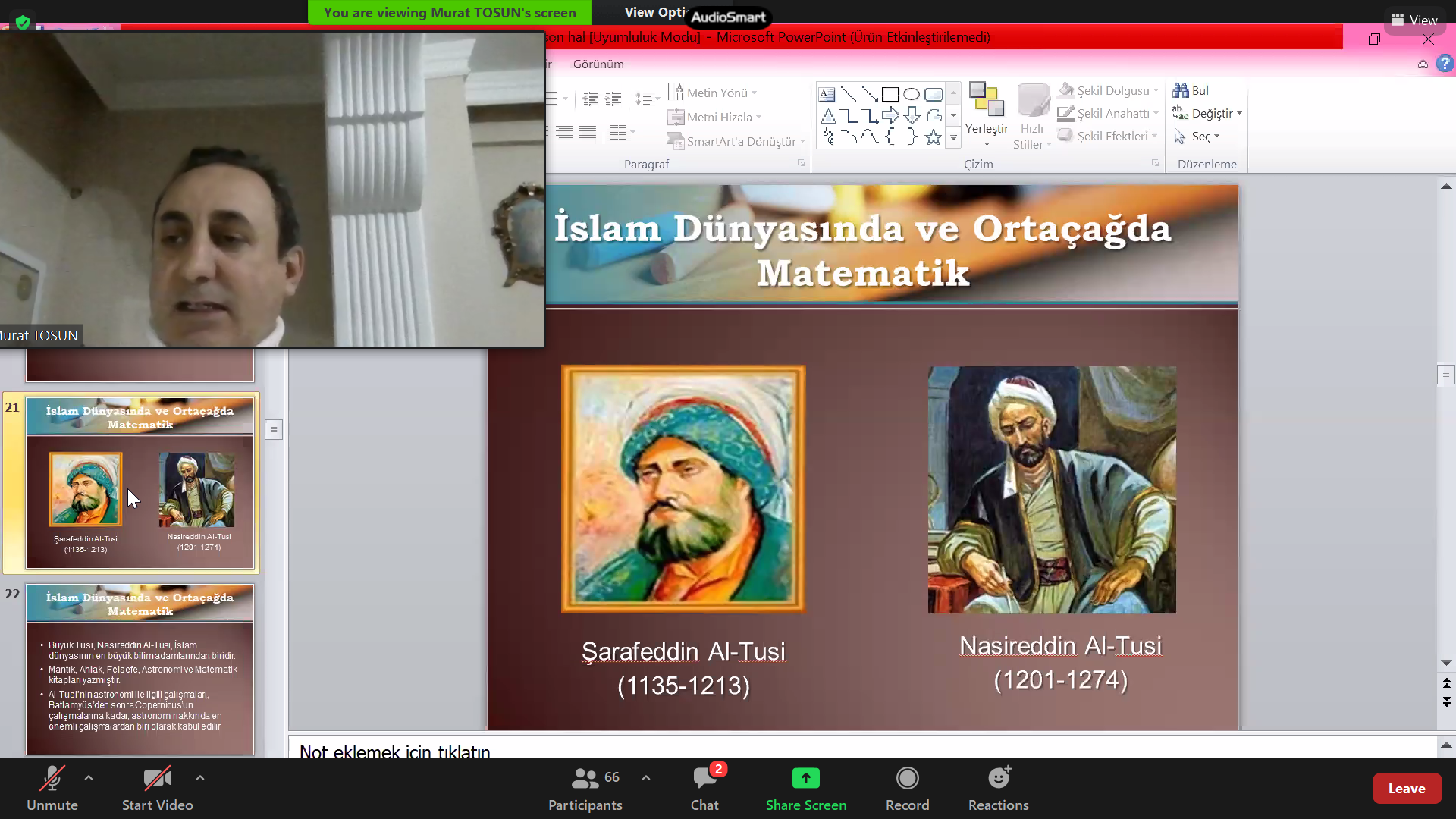 ADAPAZARI MEM “BİLİM VE MEDENİYET İLİŞKİSİ SEMİNERİ” YAPILDI