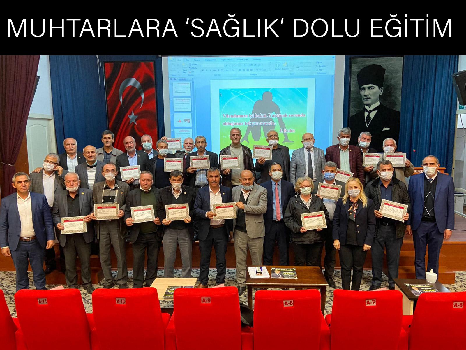 MUHTARLARA ‘SAĞLIK’ DOLU EĞİTİM 