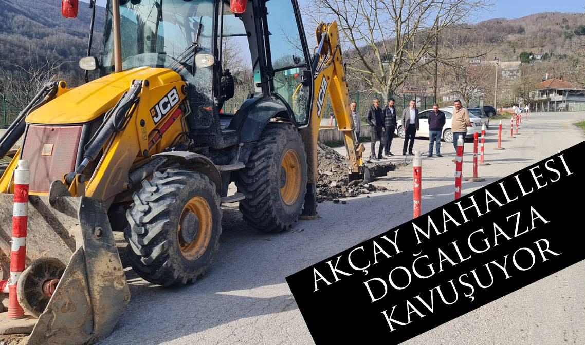  Akçay Mahallesi Doğalgaza Kavuşuyor