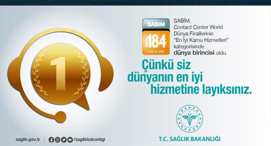 SABİM, “En İyi Kamu Hizmetleri” Kategorisinde Dünya Birincisi