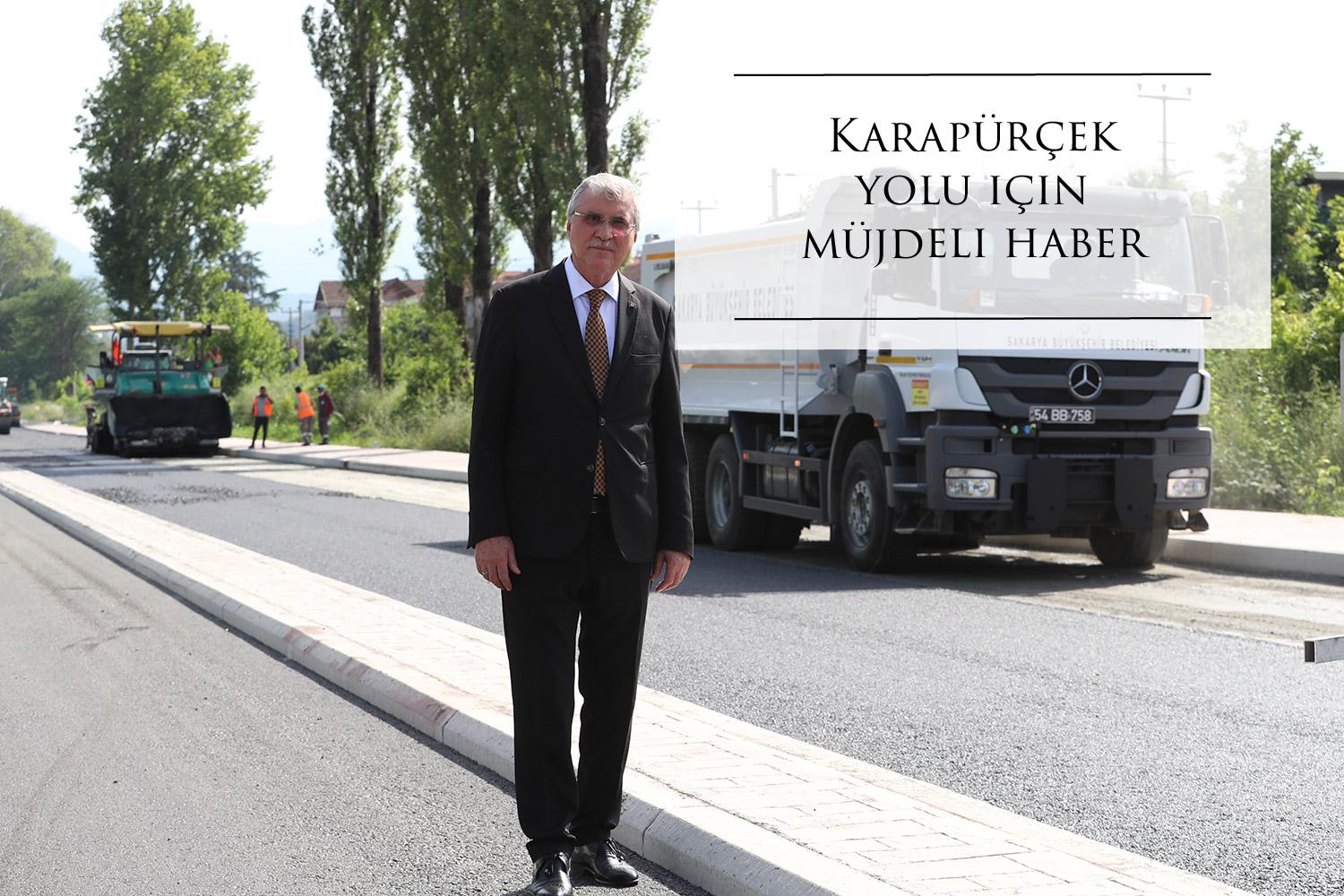 Karapürçek yolu için müjdeli haber