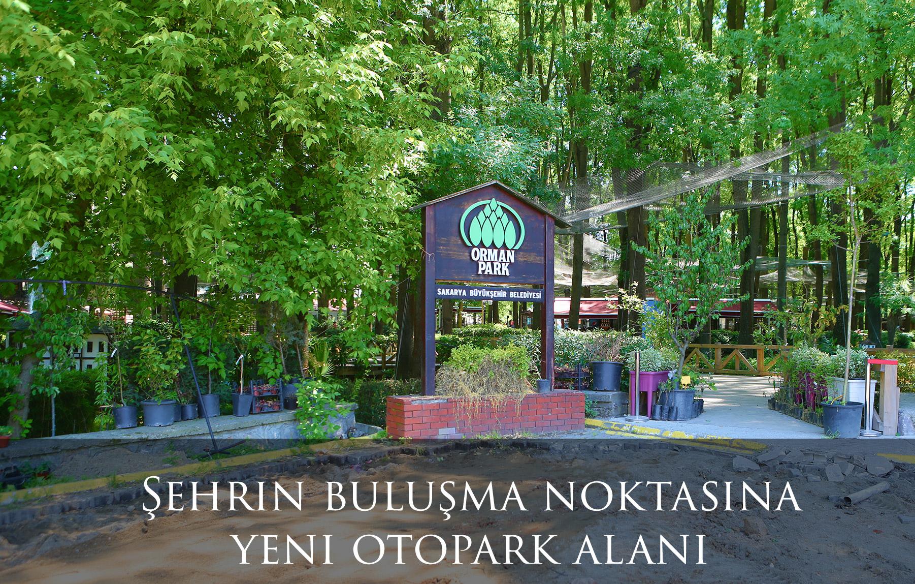 Şehrin buluşma noktasına yeni otopark alanı