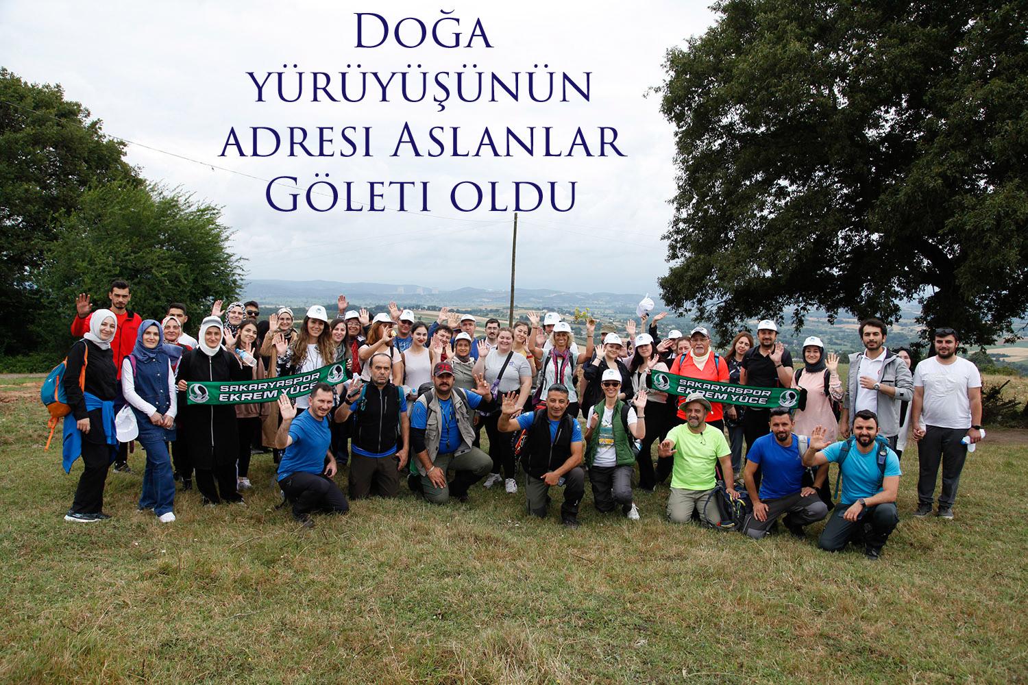 Doğa yürüyüşünün adresi Aslanlar Göleti oldu