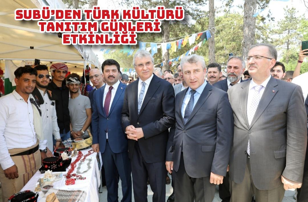 SUBÜ’den Türk Kültürü Tanıtım Günleri etkinliği