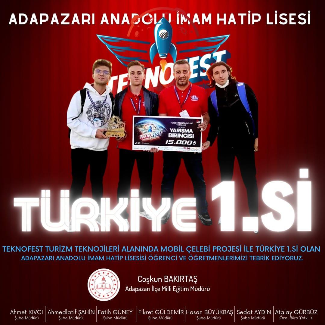 ADAPAZARI İLÇE MEM’ DEN “TEKNOFEST ZAFERİ” 