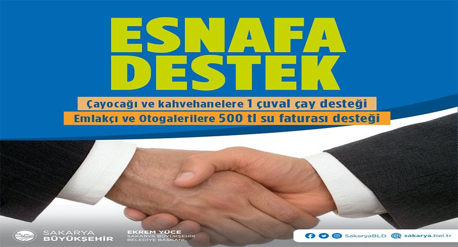 Esnaf destekleri için başvurular başladı
