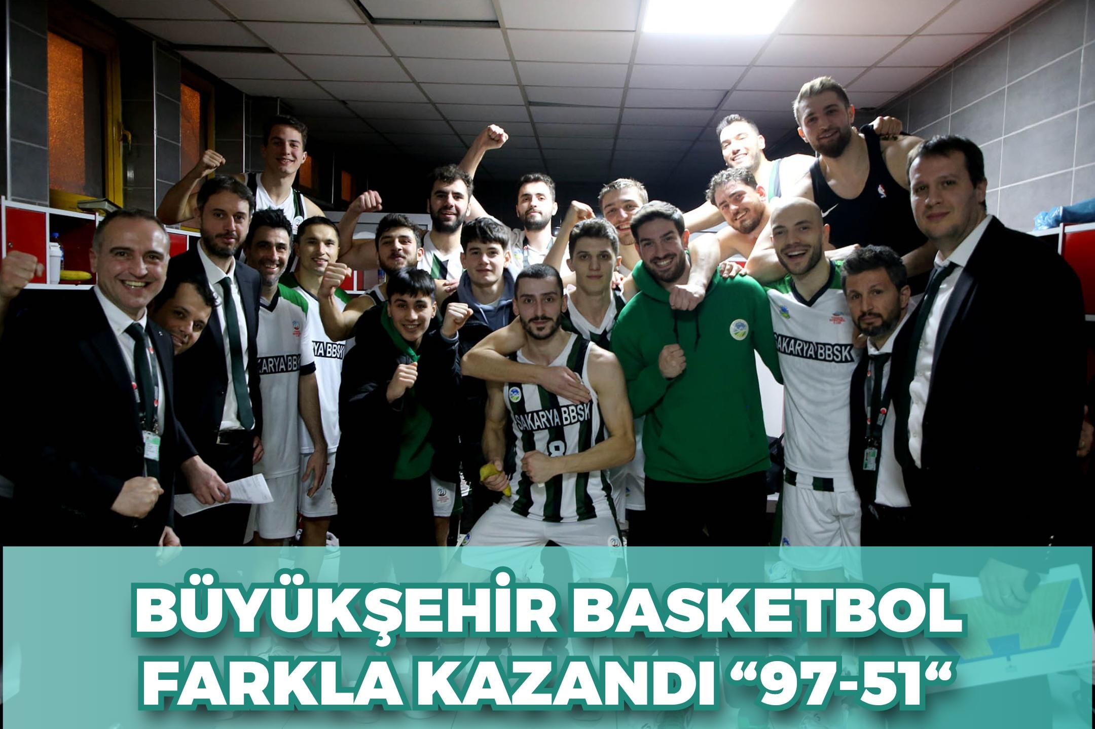 Büyükşehir Basketbol Farkla Kazandı “97-51“