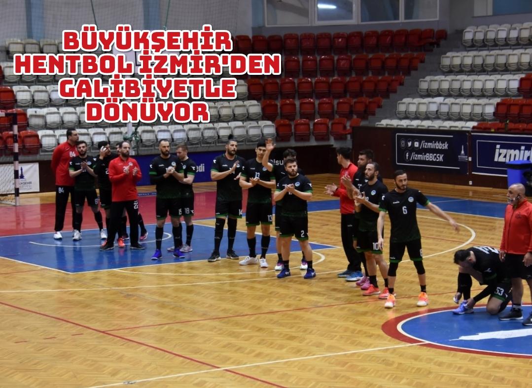 Büyükşehir hentbol İzmir’den galibiyetle dönüyor